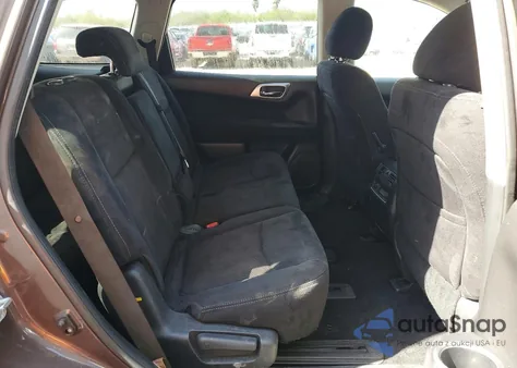 2015 Nissan Pathfinder S из США, поврежденный, VIN 5N1AR2MN4FC652179